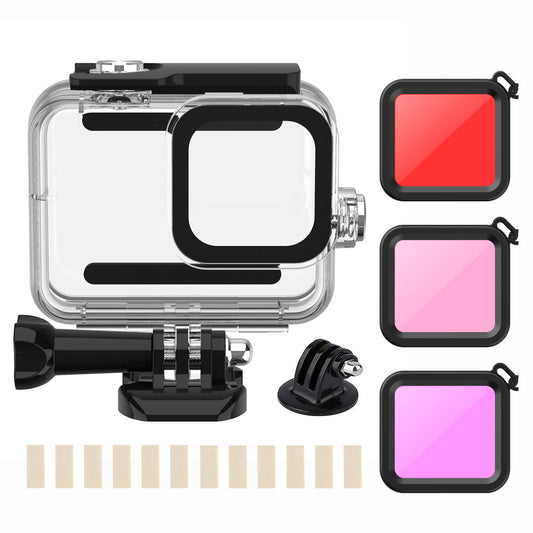 HONGDAK Camera Accessories Diving Underwater Filter Sea Filters for Gopro Hero 8 Black