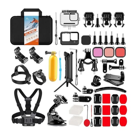 HONGDAK Hot Sale Action & Sports Camera Accessories for Gopro Hero 12 11 10 9 Black Accessories Sets 61 in 1 for Gopro 13 12